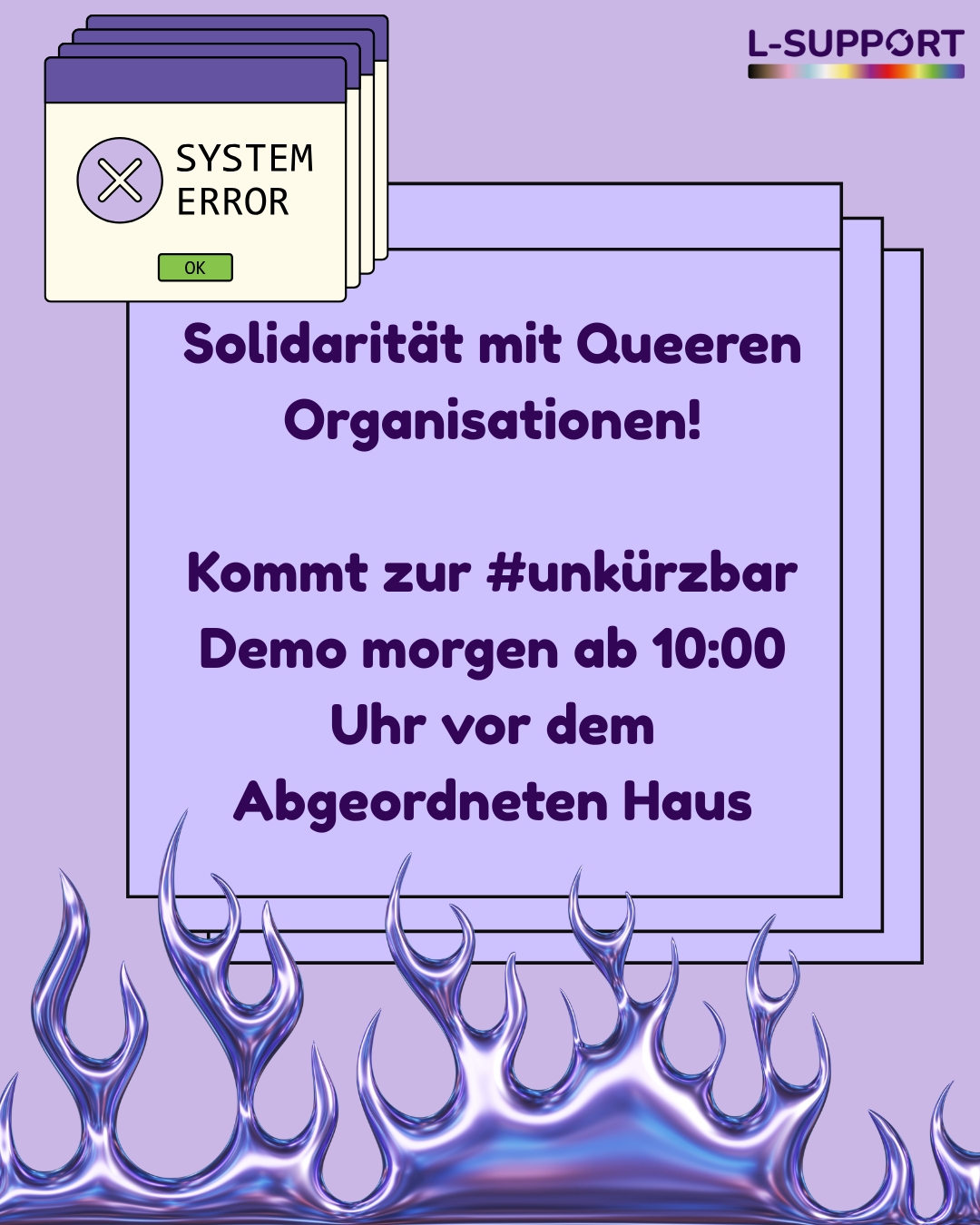 Solidarity with Queer Organisations!