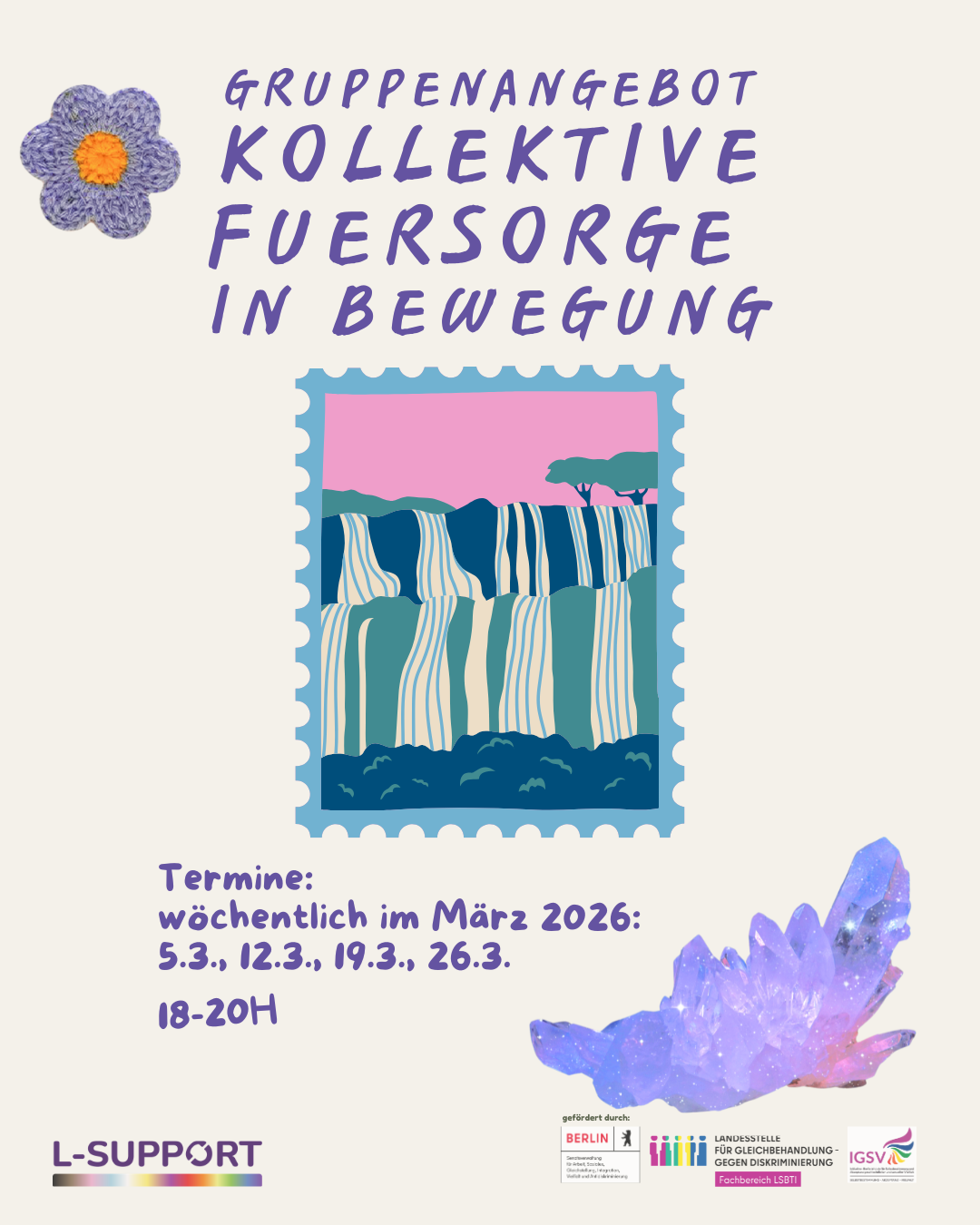 Gruppenangebot: Kollektive Fürsorge in Bewegung